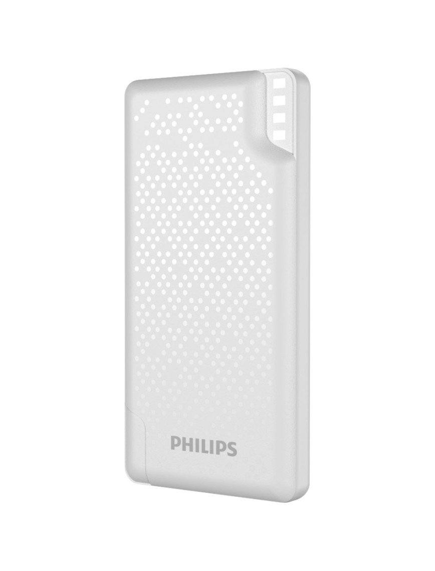 Philips DLP2010NW/62 10.000 Mah 2 x 2.4A USB Çıkış Micro USB + Type C Giriş Powerbank Beyaz